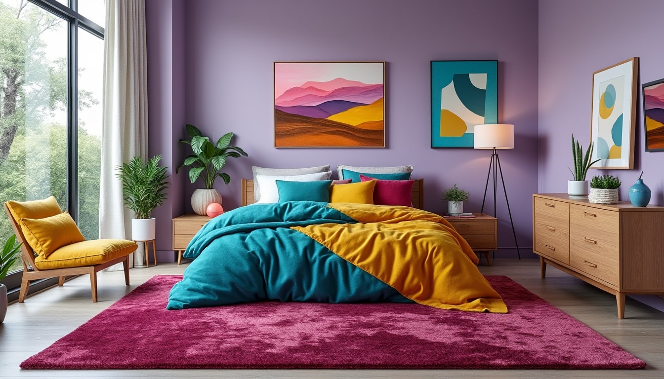 d&eacute;couvrez des astuces simples et efficaces pour harmoniser des couleurs inhabituelles dans une chambre et cr&eacute;er une d&eacute;coration int&eacute;rieure unique et &eacute;quilibr&eacute;e.