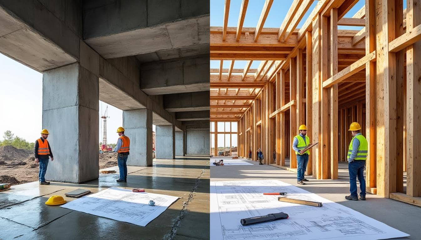 découvrez les critères essentiels pour choisir entre une charpente béton et une charpente bois, et faites le meilleur choix pour votre construction.