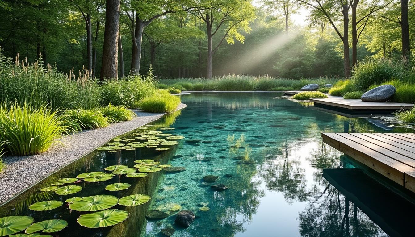 découvrez comment aménager un bassin naturel avec un système de filtration végétale pour un équilibre écologique optimal et une eau claire et saine.