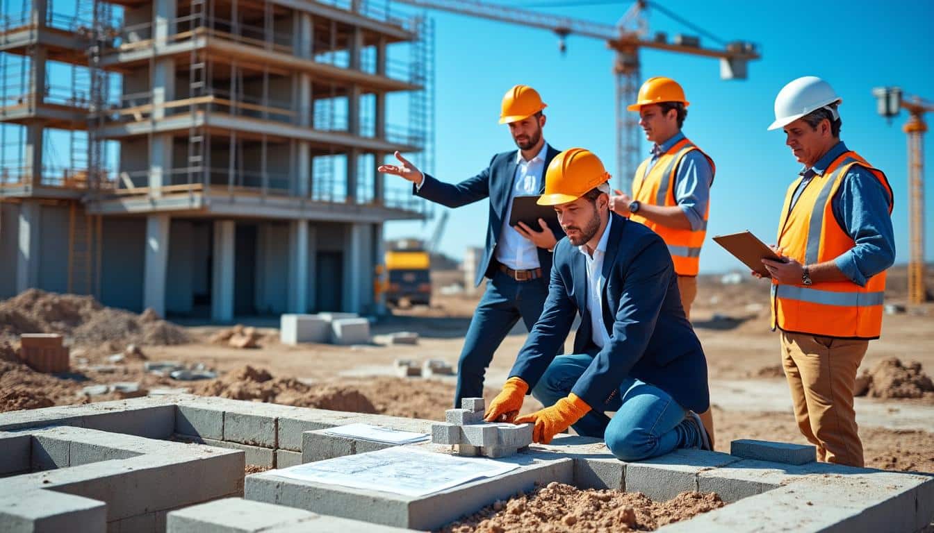 découvrez les rôles clés du maçon, de l'architecte et du maître d'œuvre dans le gros œuvre collaboratif pour une construction réussie et coordonnée.