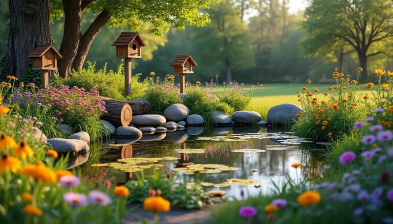 découvrez comment aménager votre espace extérieur pour favoriser la biodiversité, créer un environnement naturel et durable, et soutenir la faune et la flore locales.